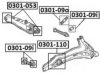 ASVA 0301-110 Control Arm-/Trailing Arm Bush